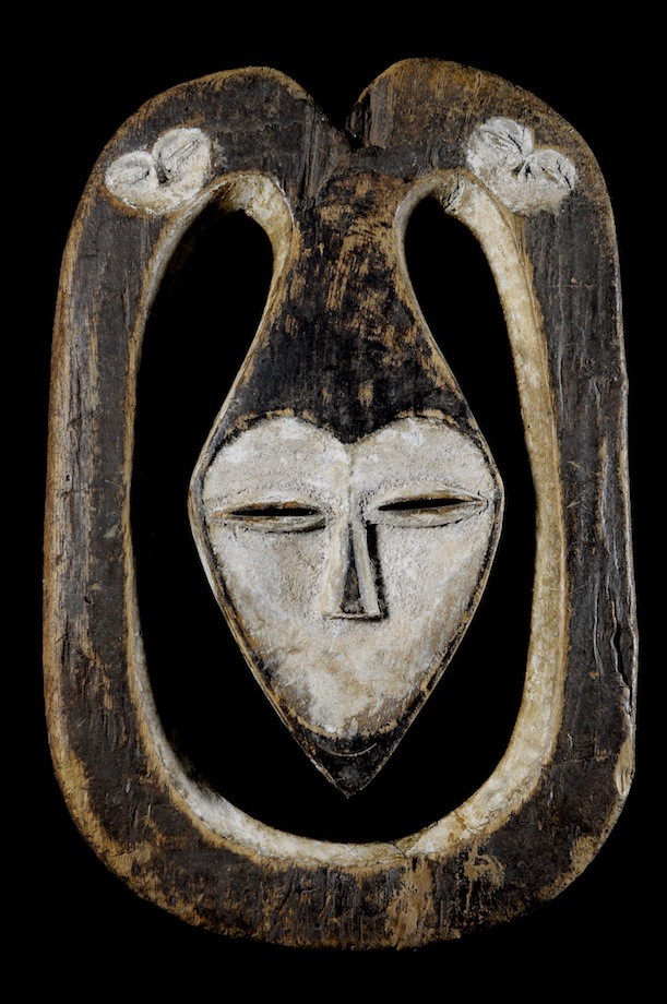 Masque Ekuk  ancien - Kwele / Bakwele - Gabon