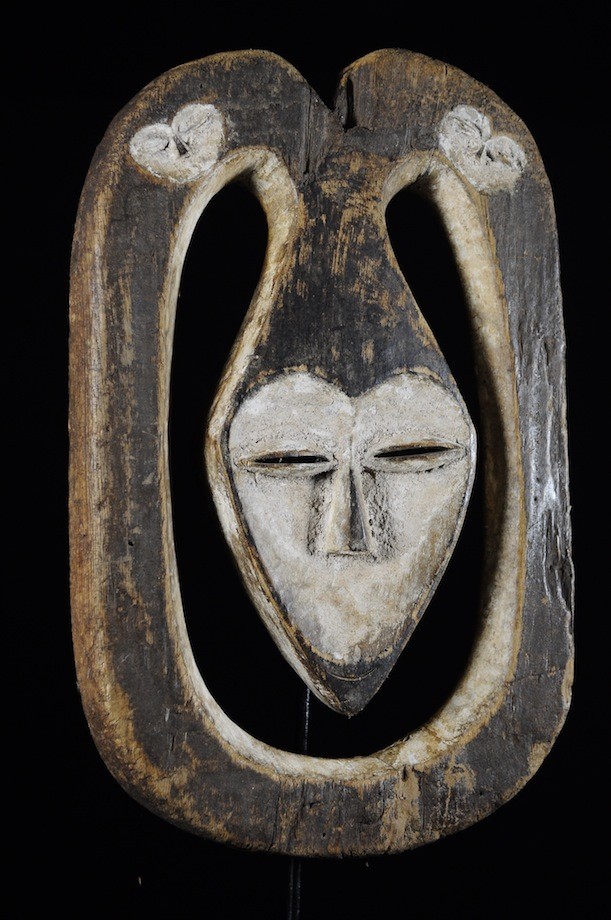 Masque Ekuk  ancien - Kwele / Bakwele - Gabon