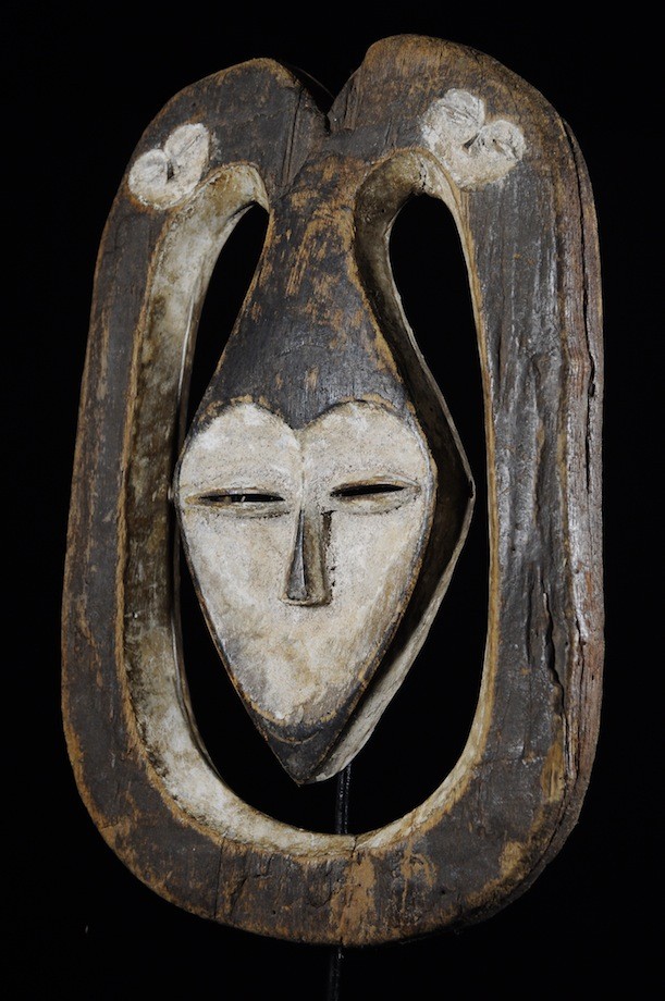 Masque Ekuk  ancien - Kwele / Bakwele - Gabon