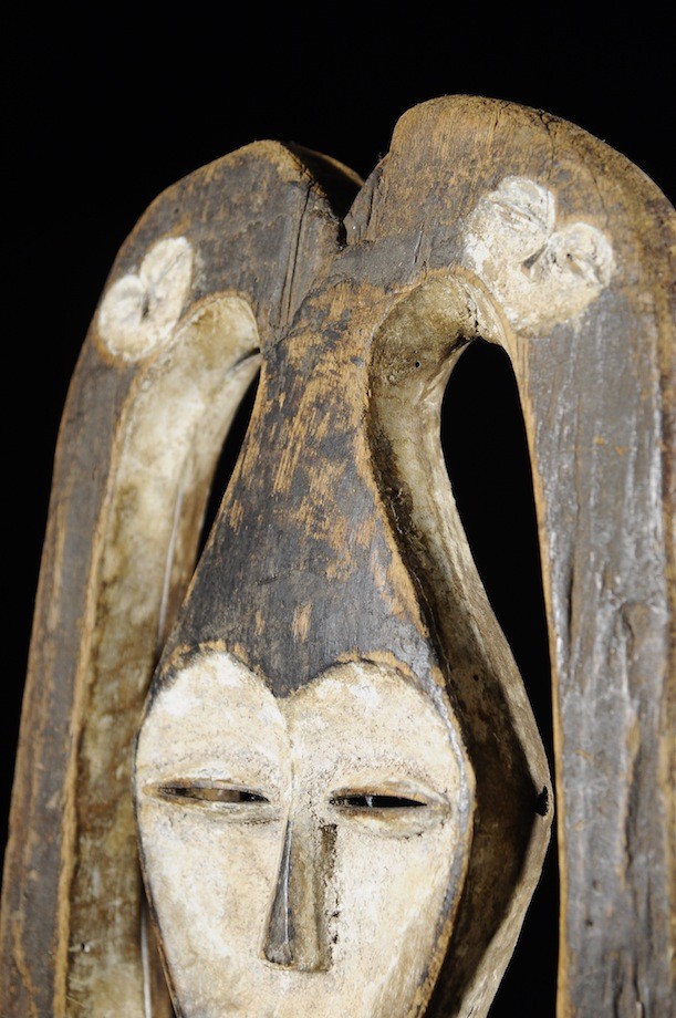 Masque Ekuk  ancien - Kwele / Bakwele - Gabon