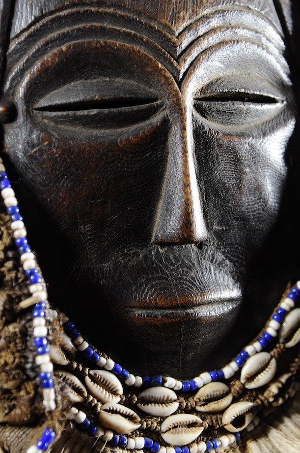 Masque facial funeraire - Lele / Bashilele - RDC Zaire