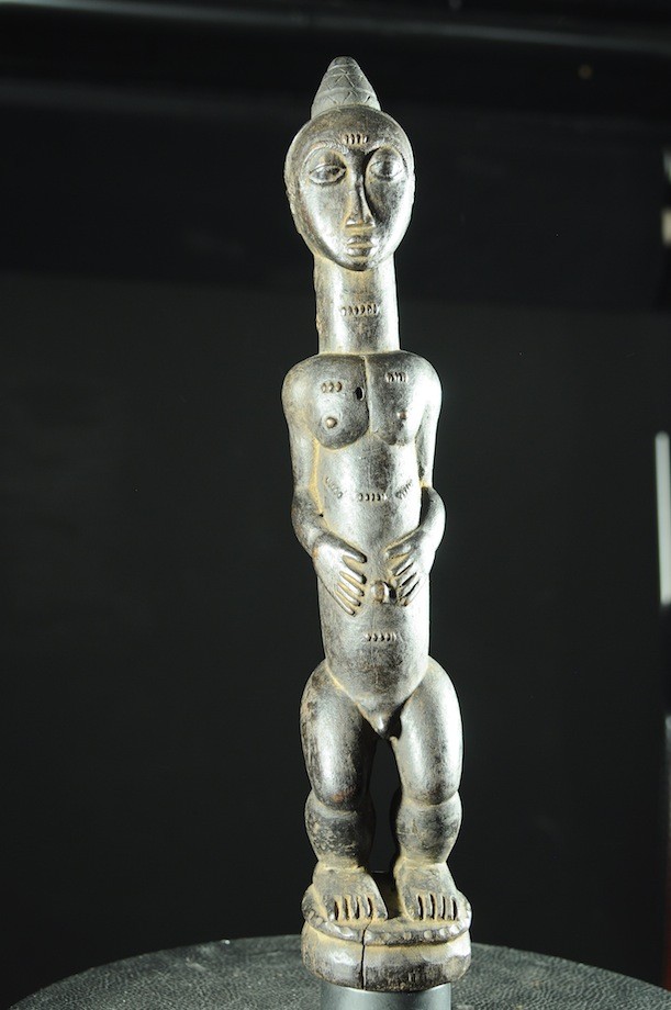 Statue masculine epoux mystique blolo bian - Baoule - Cote D'Ivoire