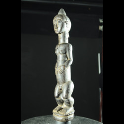 Statue masculine epoux mystique blolo bian - Baoule - Cote D'Ivoire