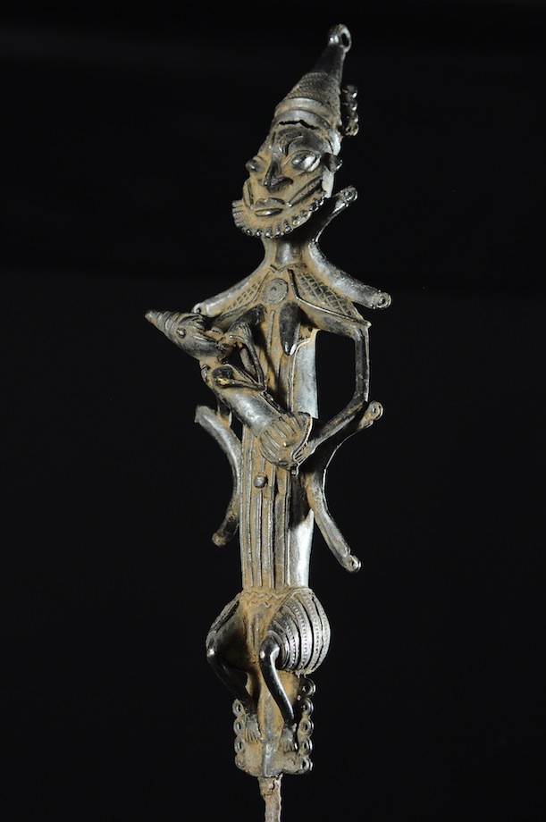 Statuette Edan Maternité de la societe Ogboni - Yoruba Nigeria - Bronzes