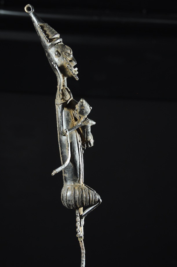 Statuette Edan Maternité de la societe Ogboni - Yoruba Nigeria - Bronzes