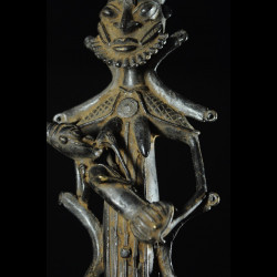 Statuette Edan de la societe Ogboni - Yoruba Nigeria - Bronzes