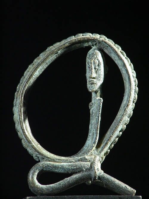 Homme serpent - Dogon - Mali - Bronzes anciens du Mali
