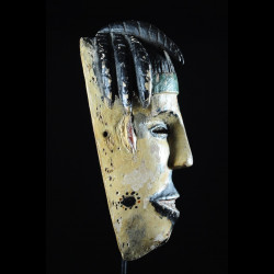 Masque polychrome ancien - Ibibio - Nigeria - masques africains