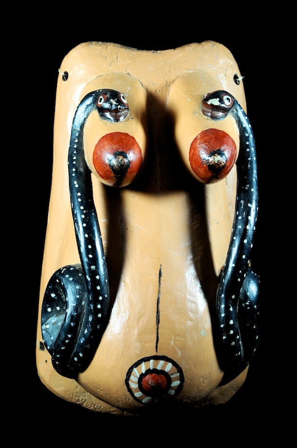 Masque ventre Gelede  - Yoruba - Nigeria / Benin