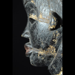 Masque noir de justice Ikwara - Pounou - Gabon