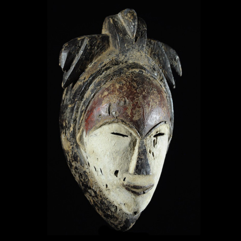 Masque blanc ancien - Tsogho / Vouvi - Gabon
