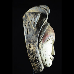 Masque blanc ancien - Tsogho / Vouvi - Gabon