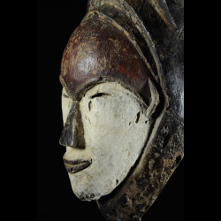 Masque blanc ancien - Tsogho / Vouvi - Gabon