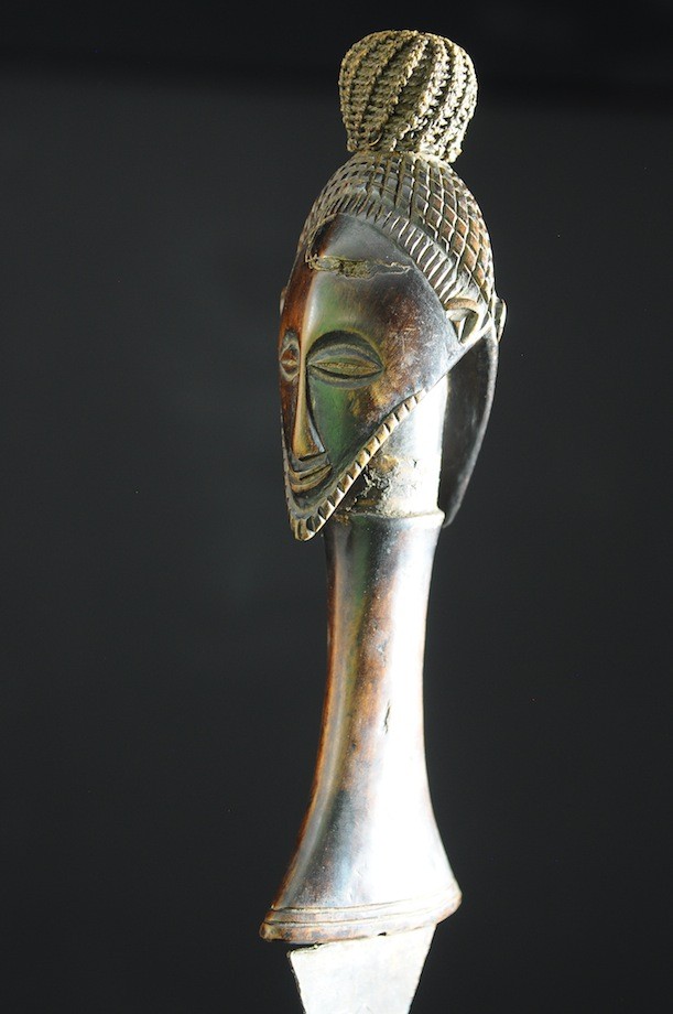 Couteau Glaive et fourreau - Luba - Rdc Zaire