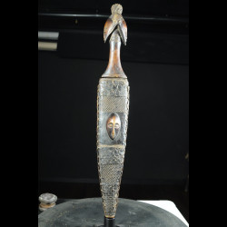 Couteau Glaive et fourreau - Salampasu - Rdc Zaire