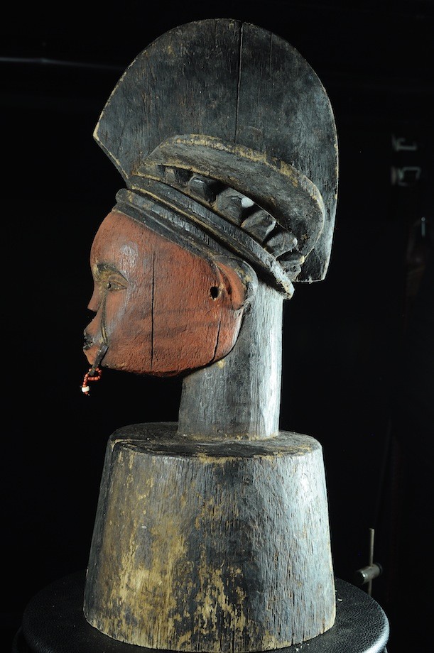 Statue couvercle reliquaire - Mbete / Ambete - Gabon - Reliquaire africain
