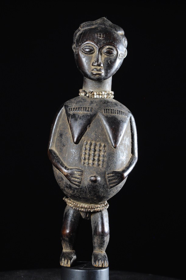 Statue féminine épouse mystique blolo bian - Baoule - Cote D'Ivoire