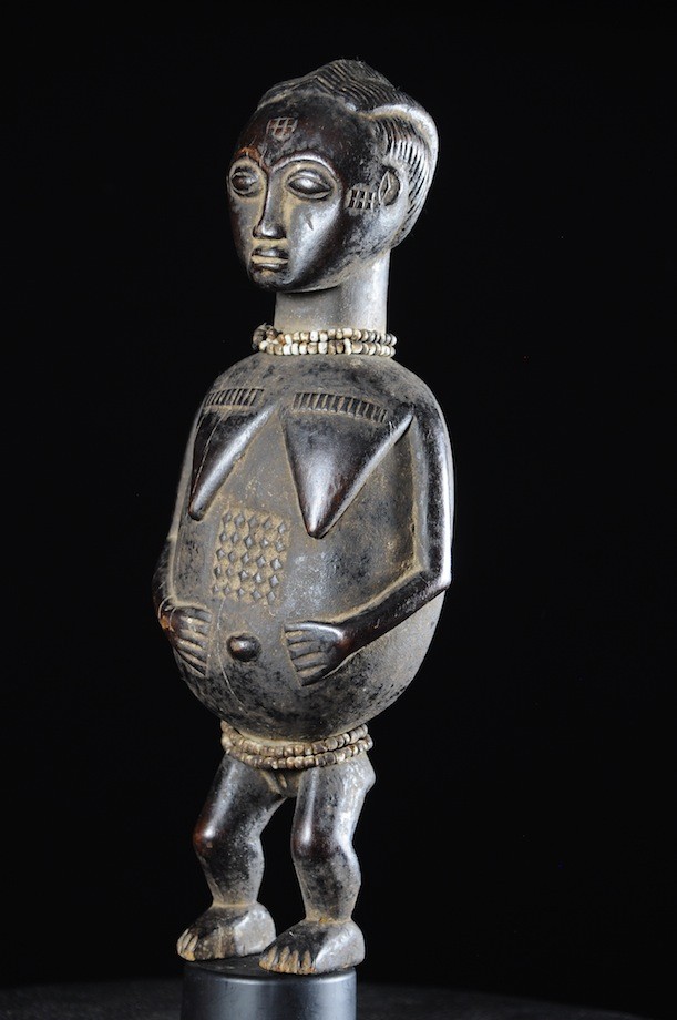 Statue féminine épouse mystique blolo bian - Baoule - Cote D'Ivoire
