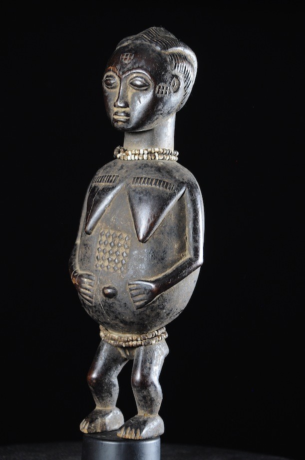 Statue féminine épouse mystique blolo bian - Baoule - Cote D'Ivoire