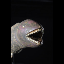 Effigie Lwa Serpent arc en ciel Vodun polychrome  - Togo - Bénin