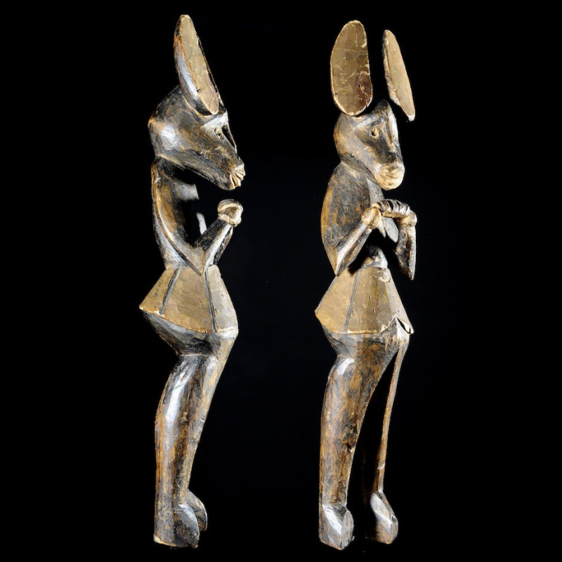Statue cultuelle feminine - Chokwe - Angola