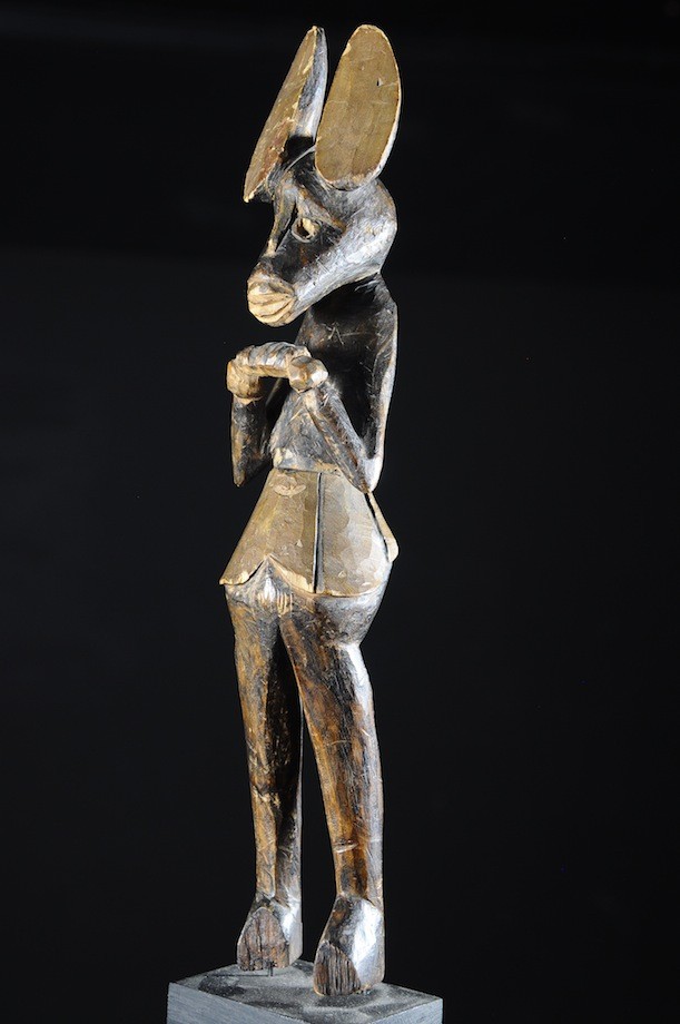 Statue cultuelle zoomorphe - Chokwe - Angola