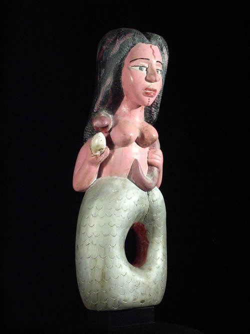 Statuette Vaudou Mami Wata sirene - Ewe - Benin - Culte Vaudou