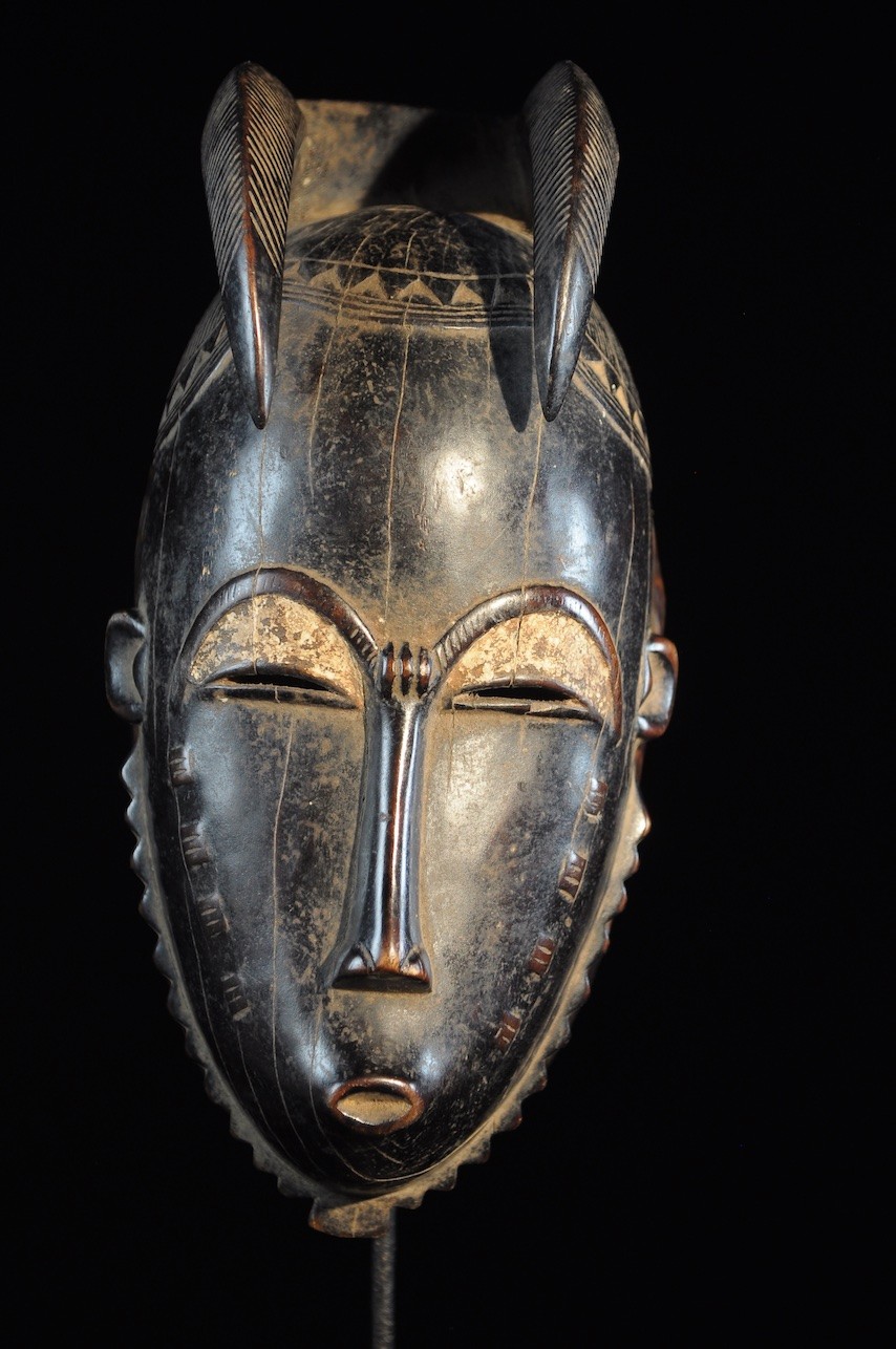 Masque Facial MBlo a cornes - Baoule - Côte d'Ivoire