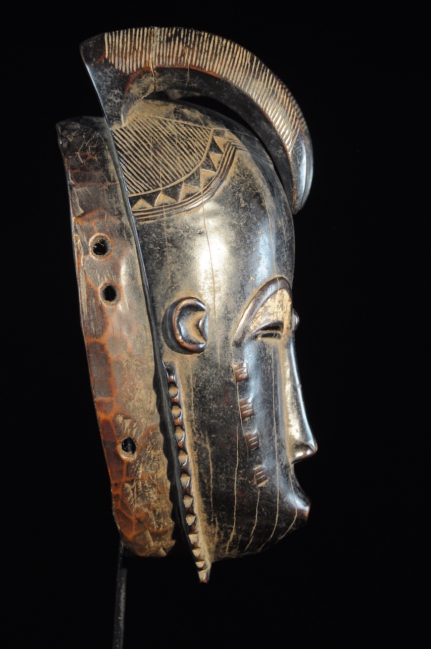 Masque Facial MBlo a cornes - Baoule - Côte d'Ivoire