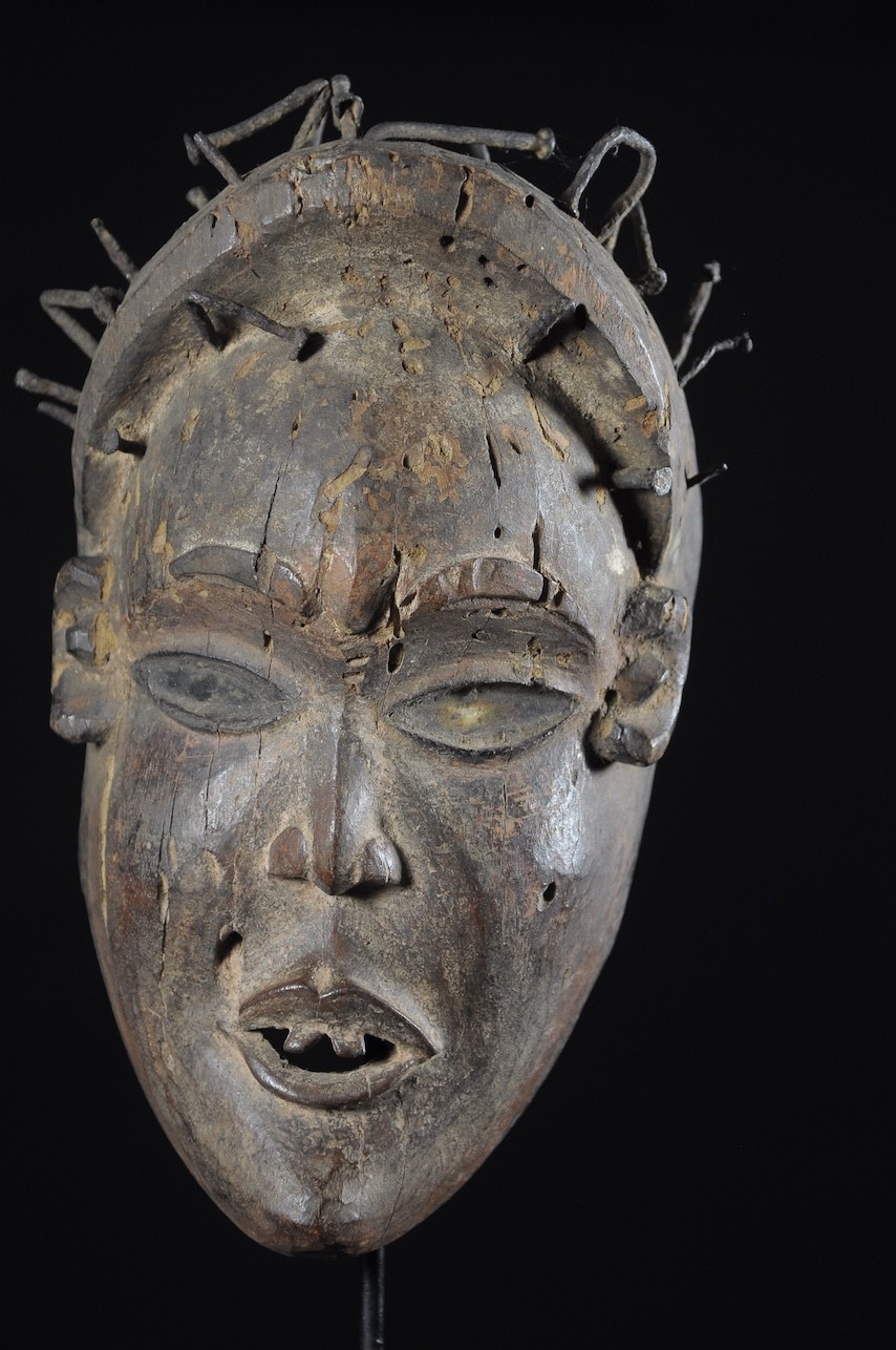 Masque rituel fétiche - Kongo Yombe - Rdc Zaire