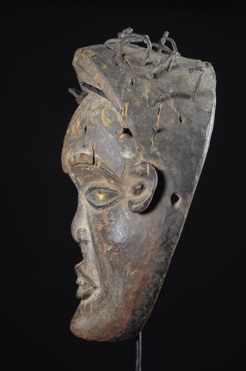 Masque rituel fétiche - Kongo Yombe - Rdc Zaire