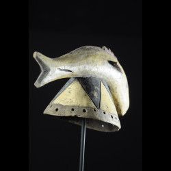 Masque poisson polychrome - Mossi / Gurunsi - Burkina Faso