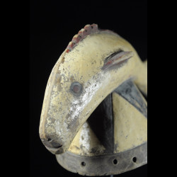 Masque poisson polychrome - Mossi / Gurunsi - Burkina Faso