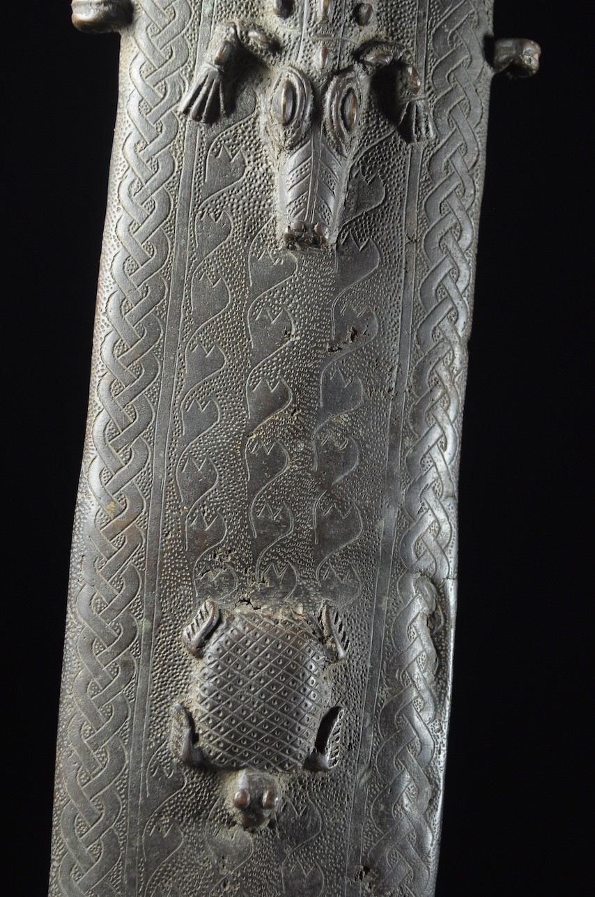 Epée Cérémonielle Bronze - Royaume de Bénin - Nigéria