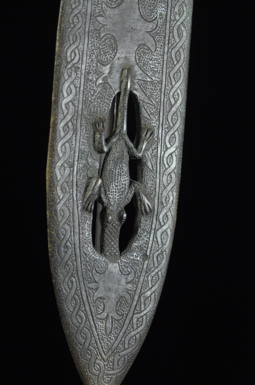 Epée Cérémonielle Bronze - Royaume de Bénin - Nigéria