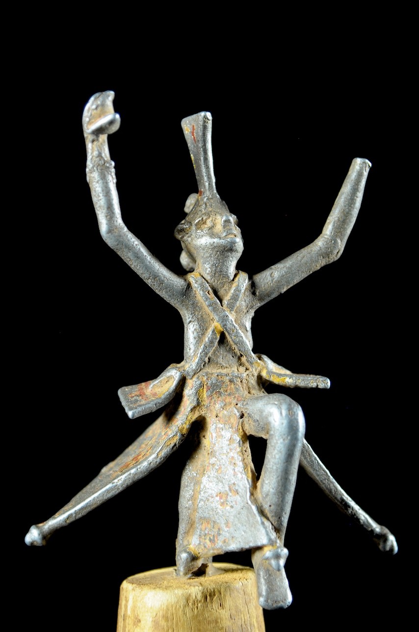 Statue danseuse Koudougou en aluminium - Mossi - Burkina Faso