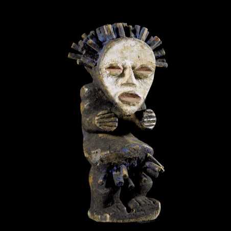Statue Tadep / Kike en moelle de raphia - Mambila - Nigeria