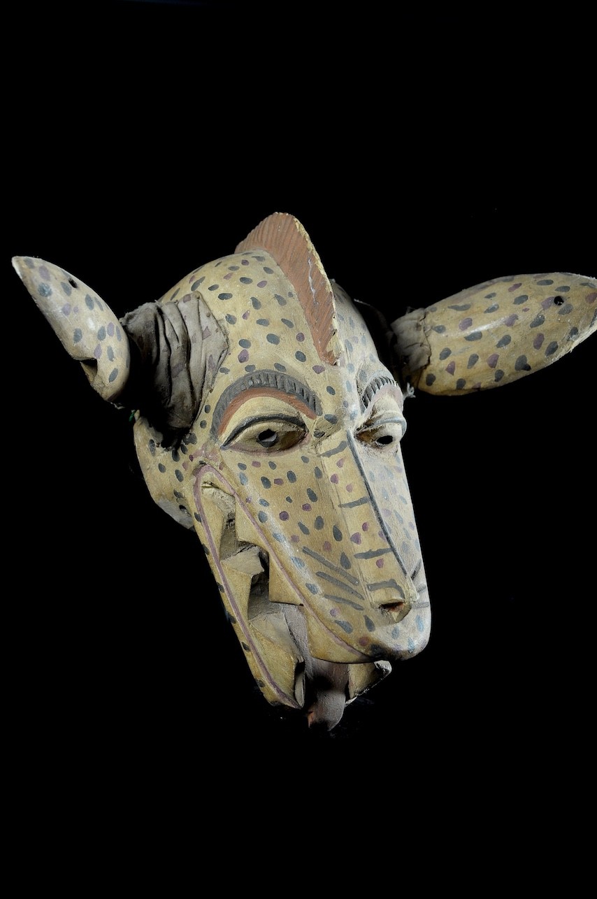 Masque Gelede Hyenne - Yoruba - Nigeria - Culte Gelede