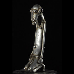 Statue ancetre en aluminium - Dogon - Mali