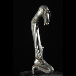 Statue ancetre en aluminium - Dogon - Mali