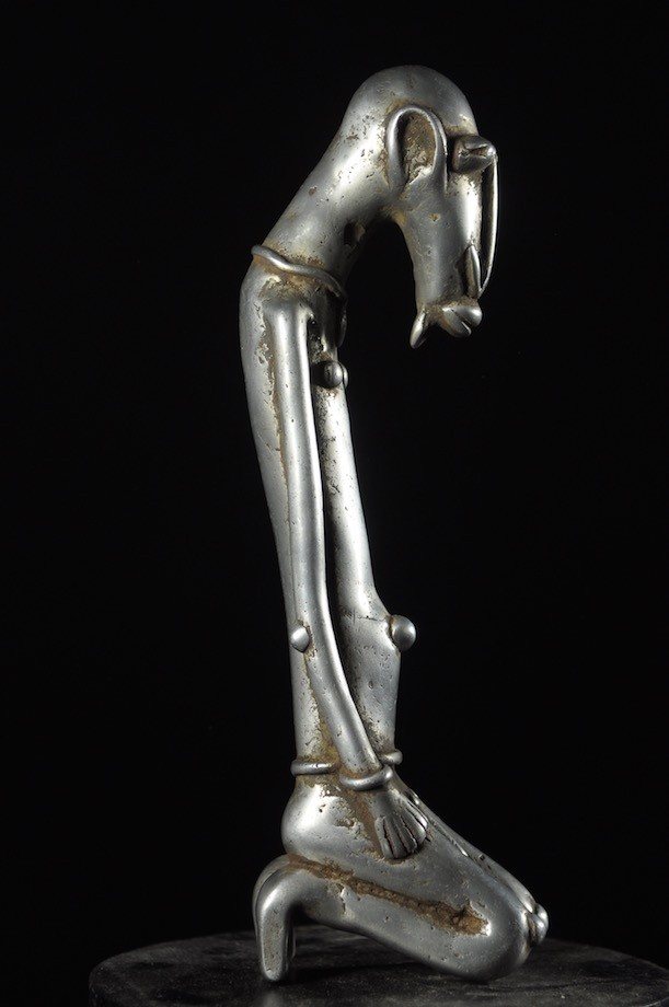 Statue ancetre en aluminium - Dogon - Mali