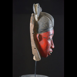 Masque Seli rouge - Gouro - Côte d'Ivoire