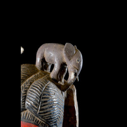 Masque Seli rouge - Gouro - Côte d'Ivoire