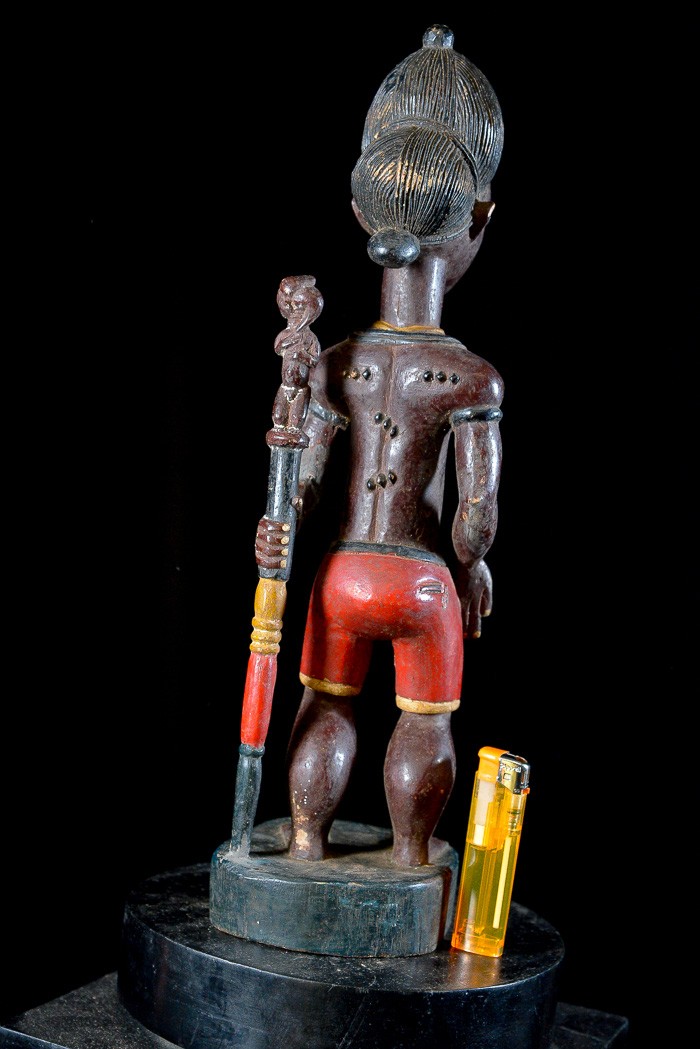 Statue Colon Roi - Photo Africaine - Baoule - Côte d'Ivoire