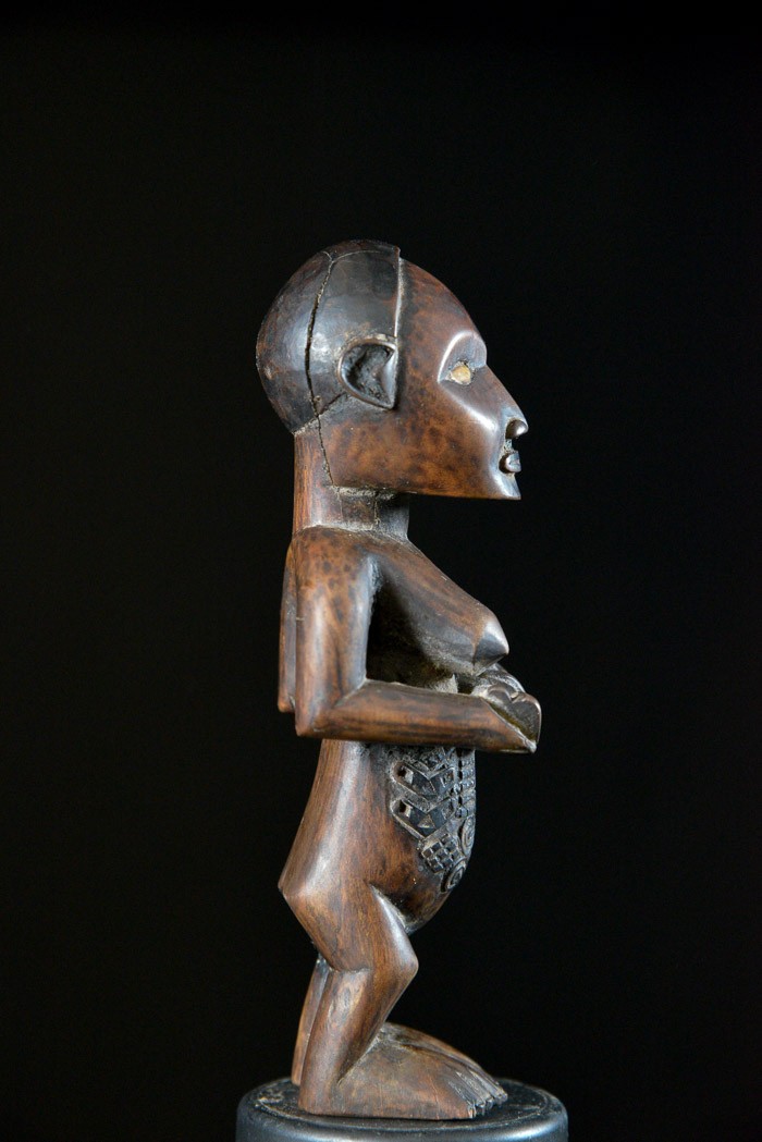 Statue cultuelle maternité - Bembe - RDC Zaire