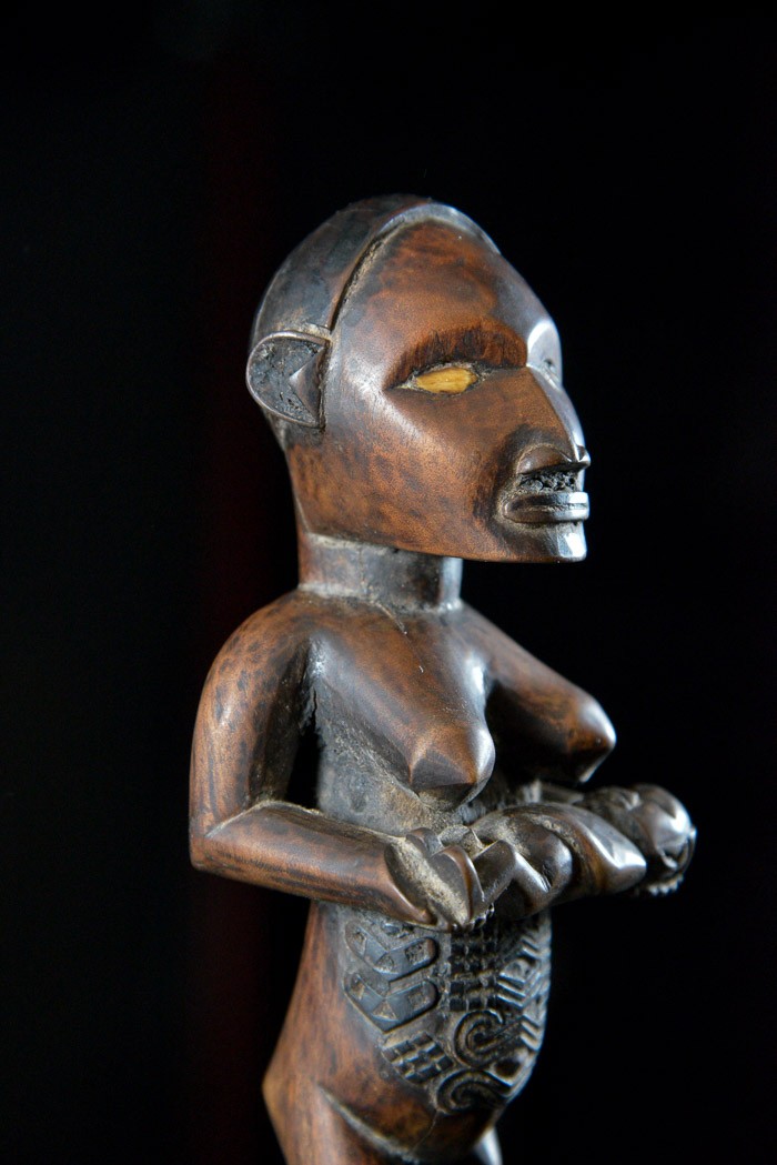 Statue cultuelle maternité - Bembe - RDC Zaire