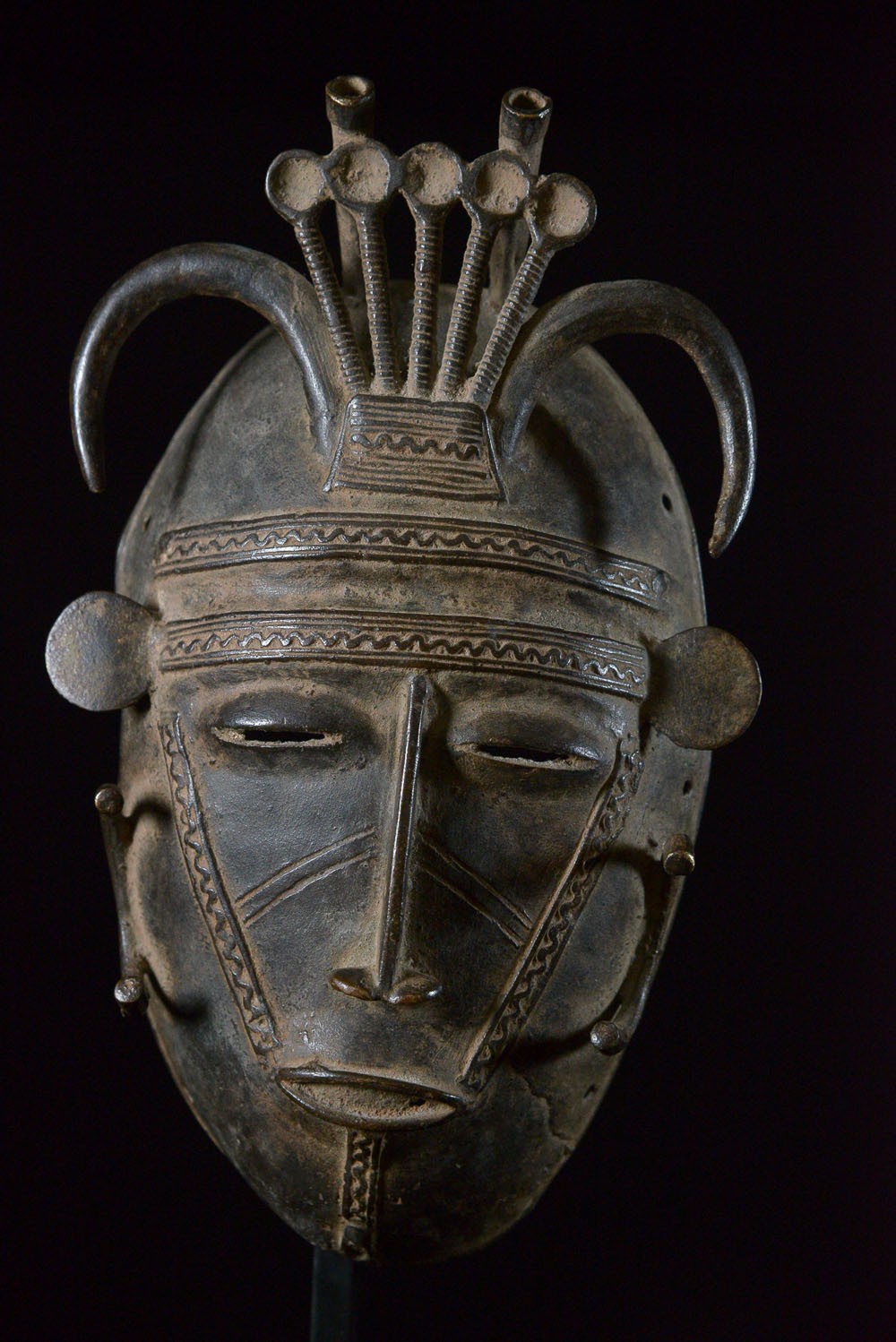 Masque en alliage de metal - Dioula - Côte d'Ivoire