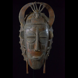 Masque en alliage de metal - Dioula - Côte d'Ivoire