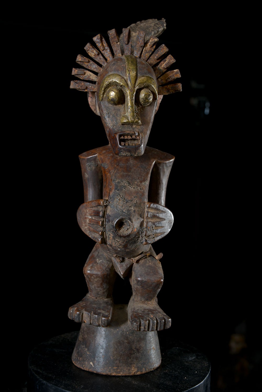 Amulette nkishi de feticheur - Songye - RDC Zaire