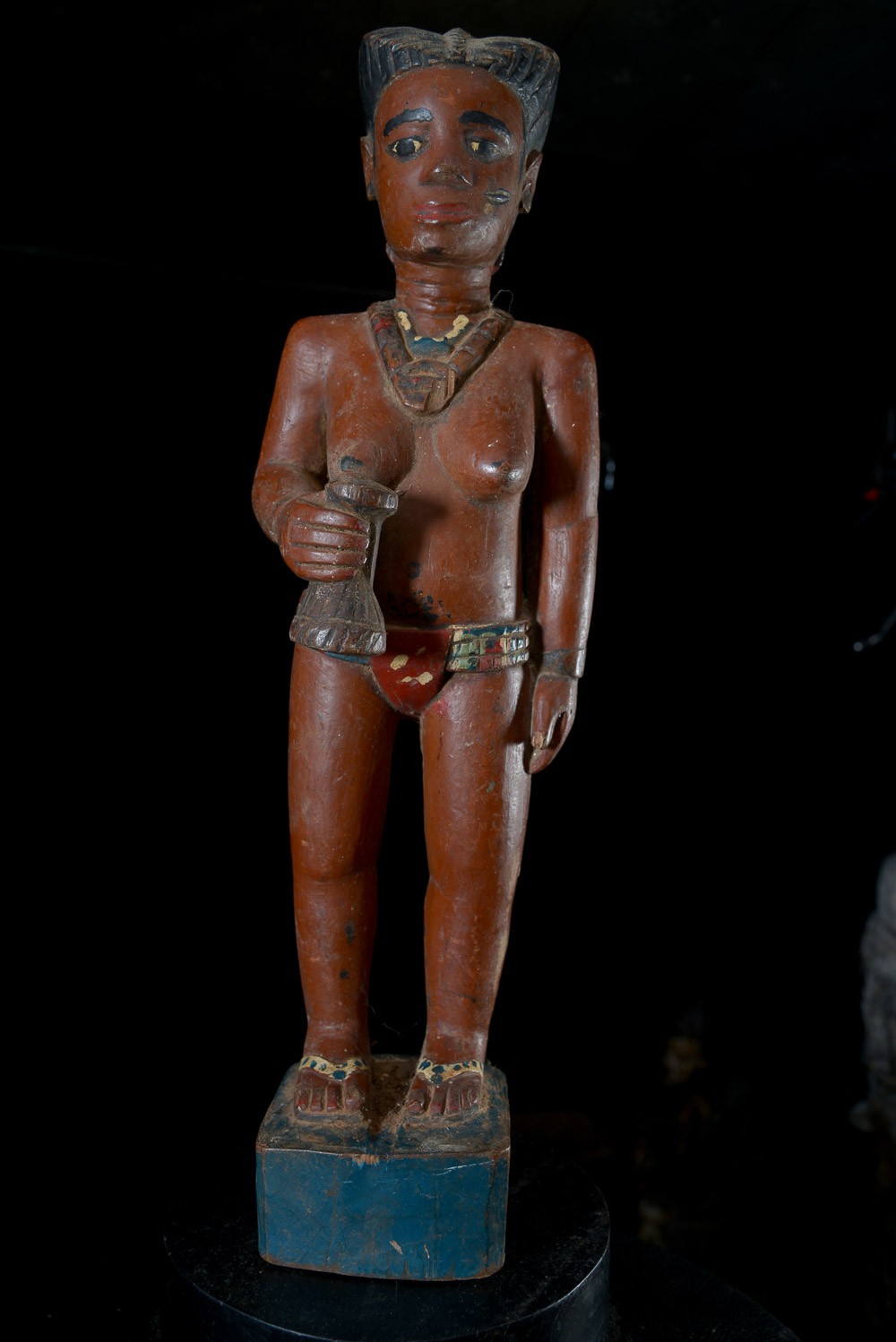 Statue Colon Guérisseuse - Photo Africaine - Baoule - Côte d'Ivoire